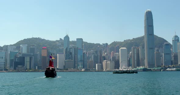 Victoria harbor, Hong Kong