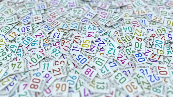 June 5 Date on Emphasized Calendar Page alt