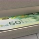 50 Israeli shekels in cash dispenser. Withdrawal of cash from an ATM. - VideoHive Item for Sale