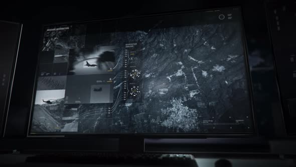 Modern army radar identified the exact position of the enemy air force base alt