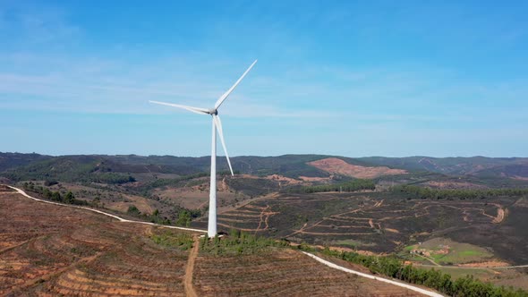 Generating Clean Green Electricity From Wind Turbine Generators in the Portuguese Mountainous Area