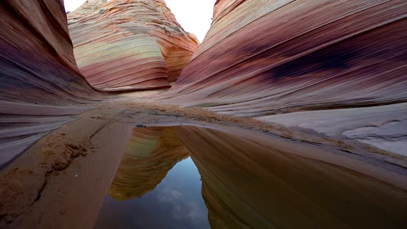 Hiking in Coyote Buttes North, The Wave