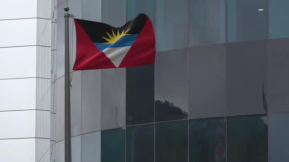 Antigua And Barbuda Flag Background 2K