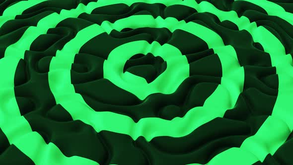 Abstract background with green black circles