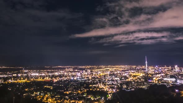 Auckland Sky Tower timelapse