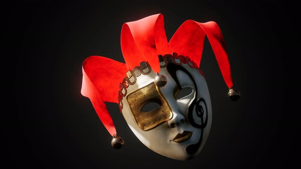 Venetian Carnival Masks with Gold