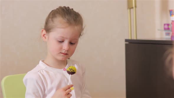 Little Girl With Candy