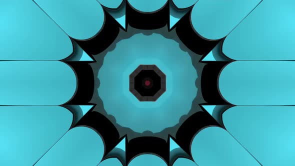  Abstract geometric kaleidoscope