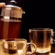 Pouring Coffee From The French Press Coffee Maker - VideoHive Item for Sale