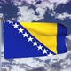 Bosnia And Herzegovina Flag Waving 4k - VideoHive Item for Sale