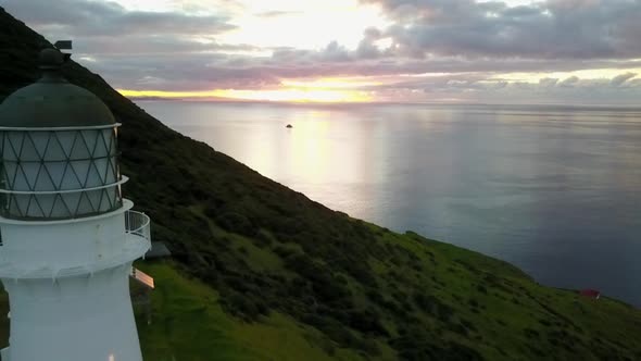 Brett lighthouse in New Zealand