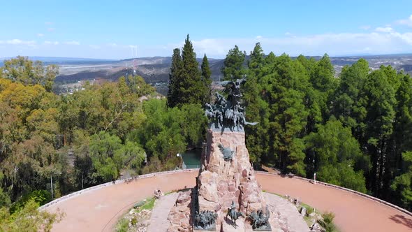 Glory Hill Monument, Park General San Martin (Mendoza, Argentina) footage