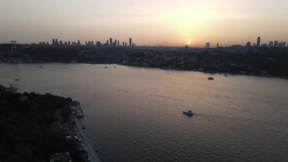 Istanbul Bosphorus Sunset