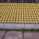 Yellow Seats Of A Small Sports Stadium - VideoHive Item for Sale