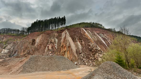 Stone Pit Timelapse, Ardennes, Belgium in 4K