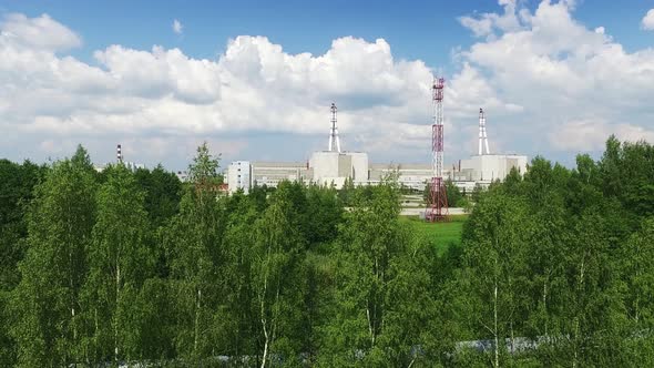 Ignalina nuclear power plant in Lithuania, Baltics