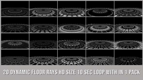 Dynamic Floor Rays Elements Pack V01