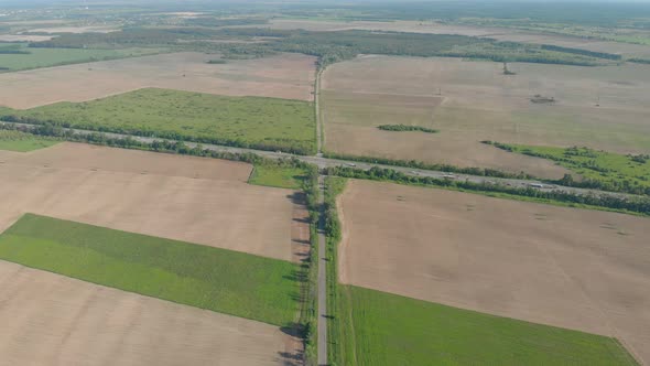Country Highway Aerial