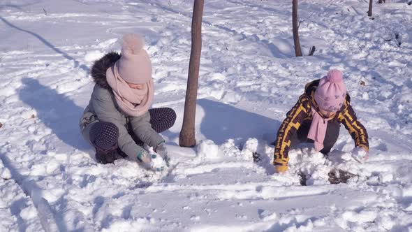 Hold Snow Balls for Game