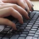 Woman hands typing on laptop keyboard - VideoHive Item for Sale