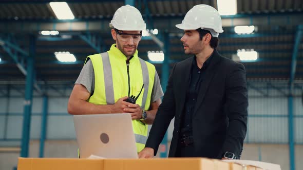 Successful Work Partner Handshake Showing Project Success