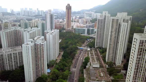 Hong Kong residential area 