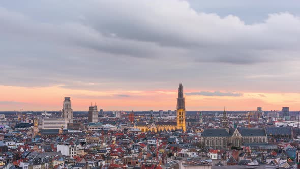 Antwerp, Belgium Skyline