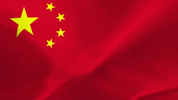 China Waving Flag 4K Moving Wallpaper Background