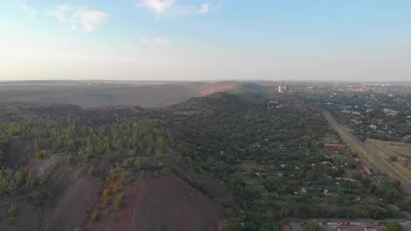 Quarry And Houses