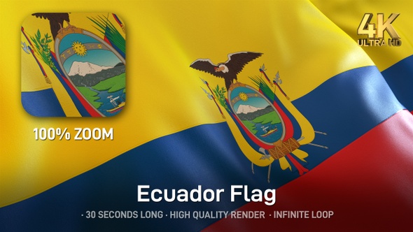 Ecuador Flag - 4K