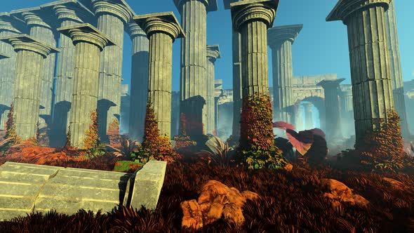 The Ruined Temple Of The Roman Era alt