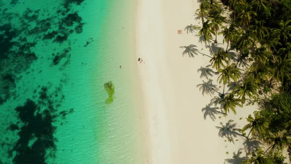 Boracay Island with White Sandy Beach, Philippines