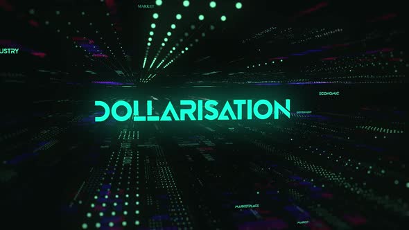 Sci Fi Digital Economics Word Dollarisation