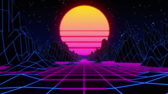 80s Synthwave Retro Hd