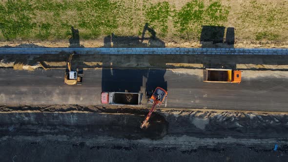 Construction Of A Highway, A Bypass Road Outside The City