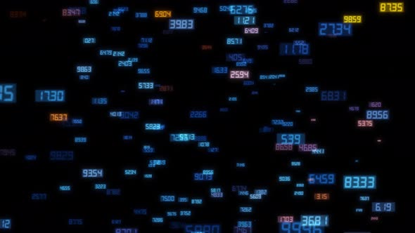 Flying Luminous Elements Counting Numbers alt