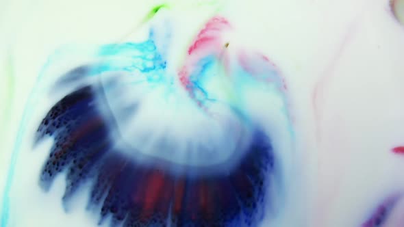 Psychedelic Cosmos Galaxy Paint Texture Background alt