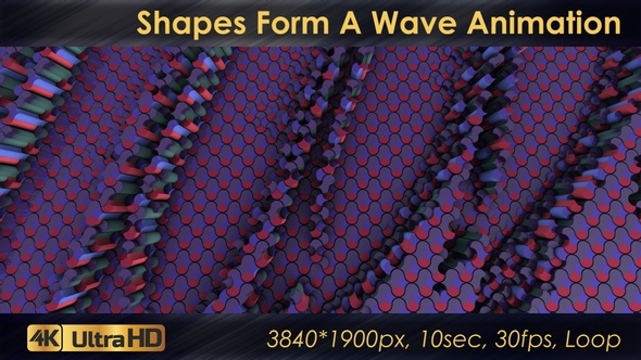 Shapes Form A Wave