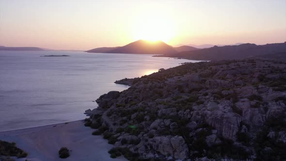 Peaceful Beach at Sunset