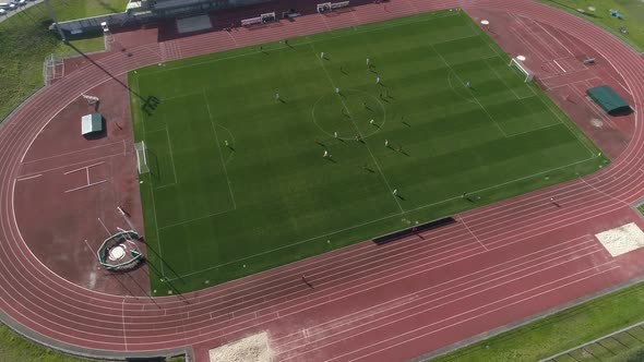 Football or Soccer Match between two professional teams