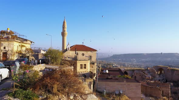 View of City in Cappadocia, Turkey.