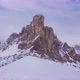Ra Gusela Mountain Near Giau Pass in Winter - VideoHive Item for Sale