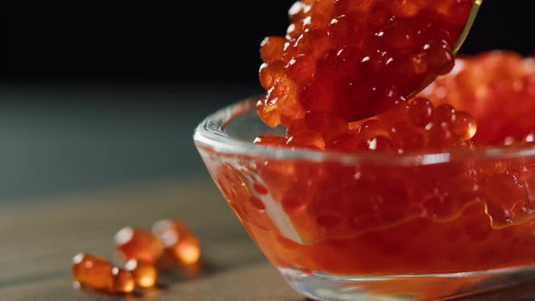 Red Caviar Closeup