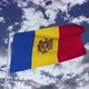 Moldova Flag With Sky 4k - VideoHive Item for Sale