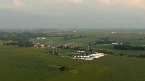 Iowa Field Of Dreams Aerial