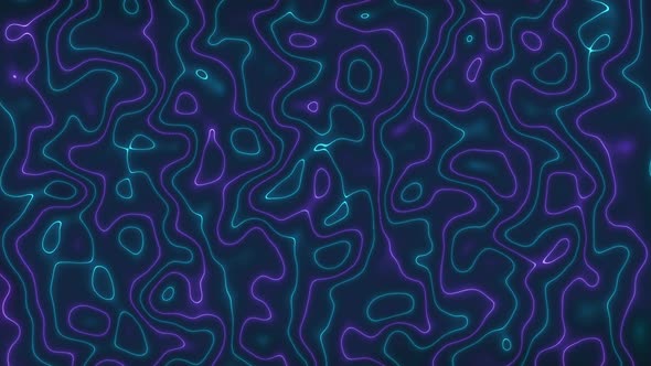 Cyan Purple Neon Light Marble Liquid Animated Background