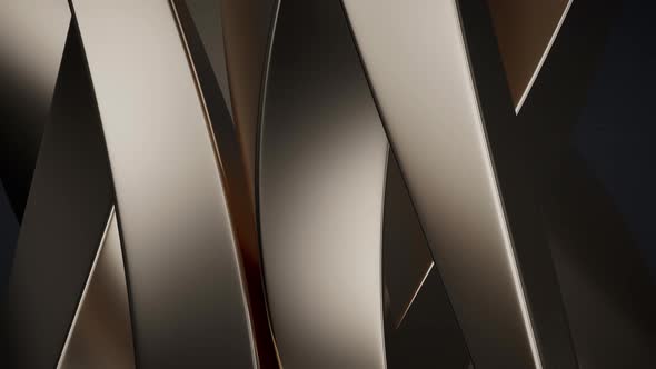 Metallic curve geometry background