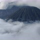 Aerial Shot of Mountain Bromo Active Volcano Crater in East Java Indonesia - VideoHive Item for Sale