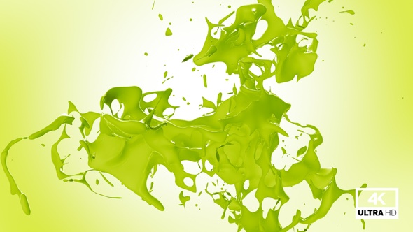 Abstract Kiwi Fruit Juice Splash V4 alt