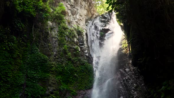 Beautiful Tropical Waterfall